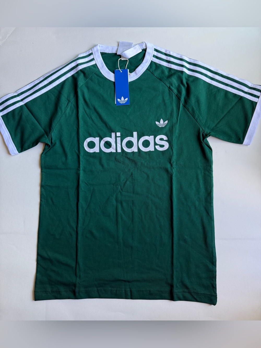 Adidas Originals 3- Stripes Simple Ringer Tee,